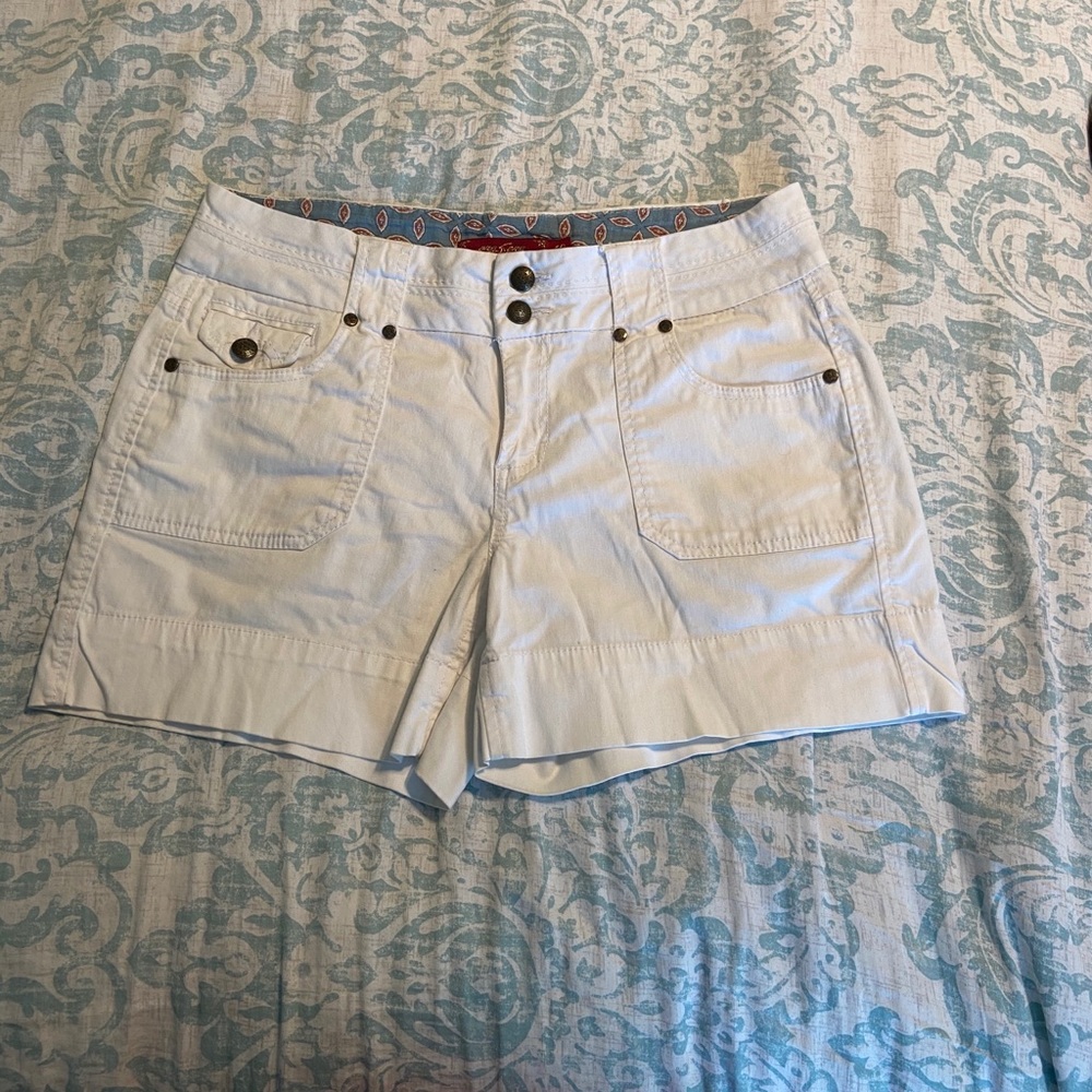 White Shorts.